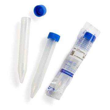 15 ml Conical Centrifuge Tube Eurotubo® Polypropylene Blue Cap