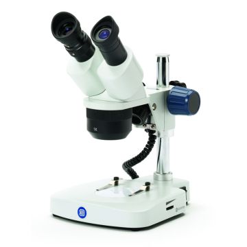EduBlue Binocular Stereo Microscope 10x/30x Euromex 45° Inclined Head
