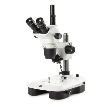 NexiusZoom EVO Trinocular Stereo Microscope Euromex with Column Stand and LED Mirror Illumination
