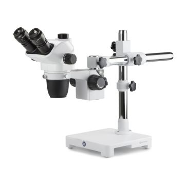 NexiusZoom EVO Trinocular Stereo Microscope Euromex 45° Head Zoom 0.65x–5.5x Universal Stand