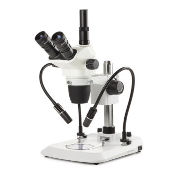 Euromex NexiusZoom EVO Trinocular Stereo Microscope with Dual-Arm Incident and Transmitted LED Illumination