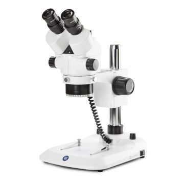 Trinocular Zoom Stereo Microscope 7x–45x with 30-LED Ring Light Euromex StereoBlue