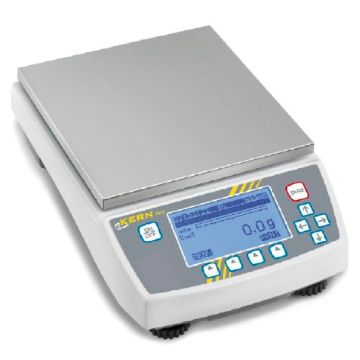 KERN PKS Precision Balance with Backlit Graphic Display, Check-Weighing and GLP/ISO Protocol